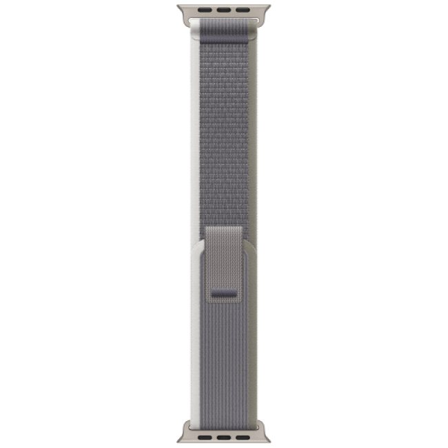 Apple Watch Ultra 2 Titanium Case with Green/Gray Trail Loop S/M (MRF33)