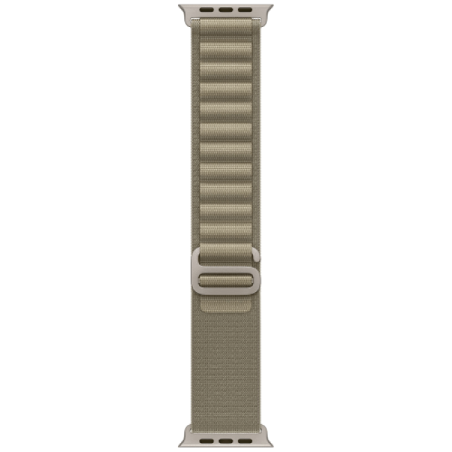 Apple Watch Ultra 2 Titanium Case with Olive Alpine Loop Small (MREX3)