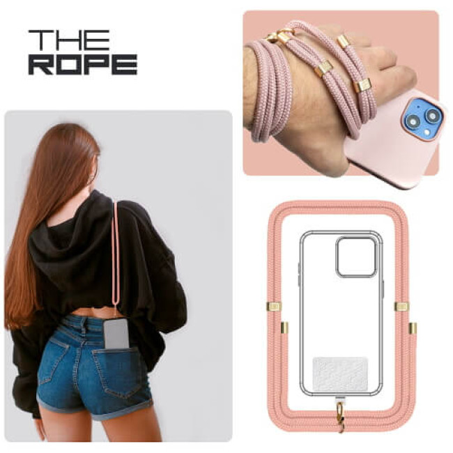 Ремінець ArmorStandart Rope Gold Rose with Clear holder (ARM67203)