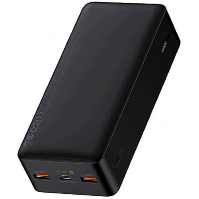 Зовнішній акумулятор Baseus PowerBank Bipow Overseas 20W 30000mAh Black (PPBD050401)
