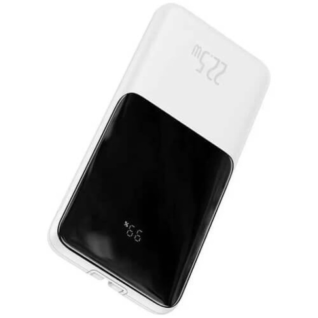 Зовнішній акумулятор Baseus Elf Digital Display 10000mAh 22.5W White (PPJL010002)
