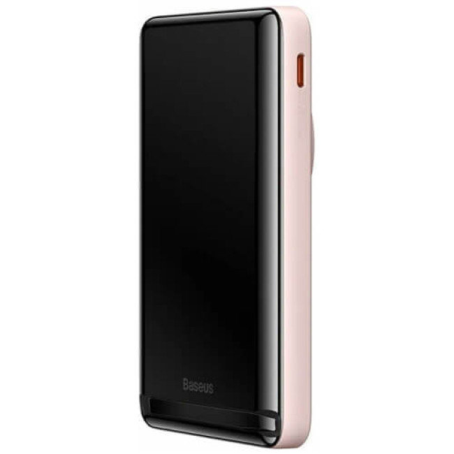 Зовнішній акумулятор Baseus Magnetic Bracket Wireless 10000mAh 20W Pink (PPCX000204)