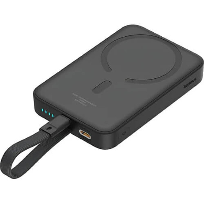 Зовнішній акумулятор Baseus Magnetic Mini Wireless Fast Charge iP Edition 10000mAh 20W Cluster Black (P10022109113-00)