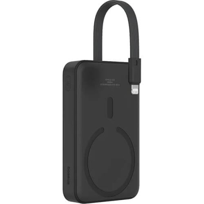 Зовнішній акумулятор Baseus Magnetic Mini Wireless Fast Charge iP Edition 10000mAh 20W Cluster Black (P10022109113-00)