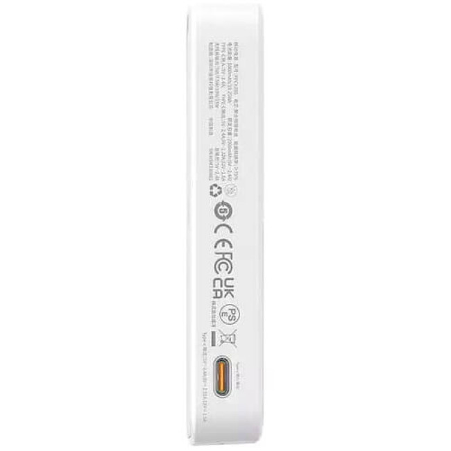 Зовнішній акумулятор Baseus Power Bank 5000mAh MagPro Magnetic Bracket Fast Charge 20W White (P10064101223-00)