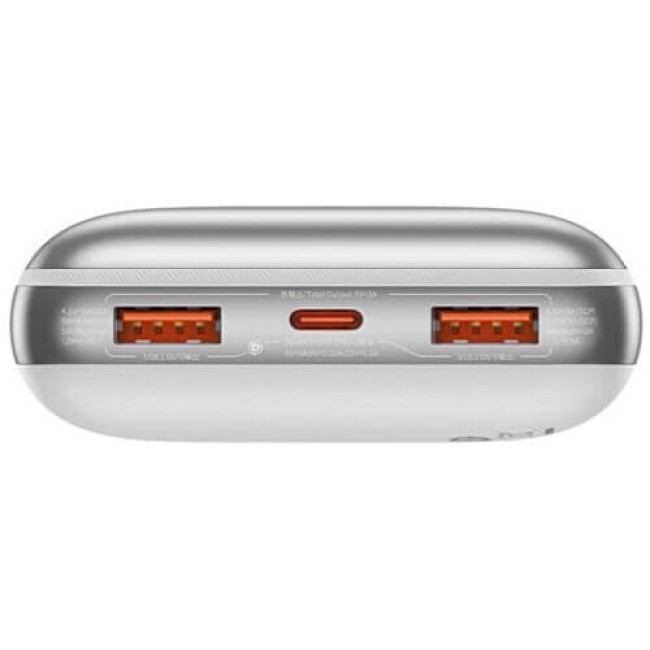 Зовнішній акумулятор Baseus Power Bank Bipow Pro Digital Display PD 20000mAh 22.5W White (PPBD040302)