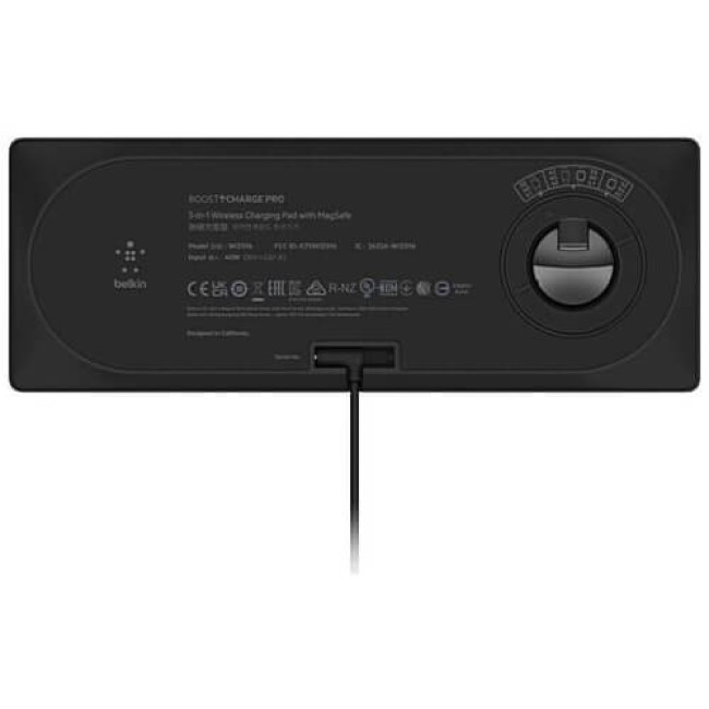 Бездротовий зарядний пристрій Belkin 3in1 MagSafe Stand Black (WIZ016VFBK)