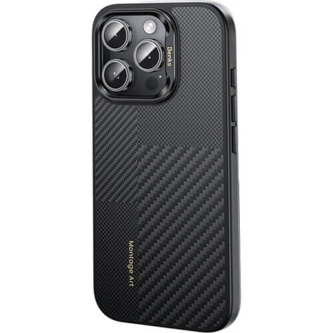 Чохол-накладка Benks Montage Armor Pro Kevlar Case (600D/1500D) with MagSafe for iPhone 16 Pro Max (6948005905088)