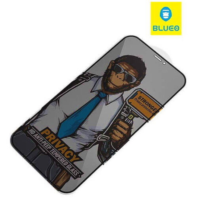 Захисне скло Blueo 2.5D Silk Narrow Border Tempered Glass Privacy iPhone 13 Mini Black (NPB14-13 5.4)