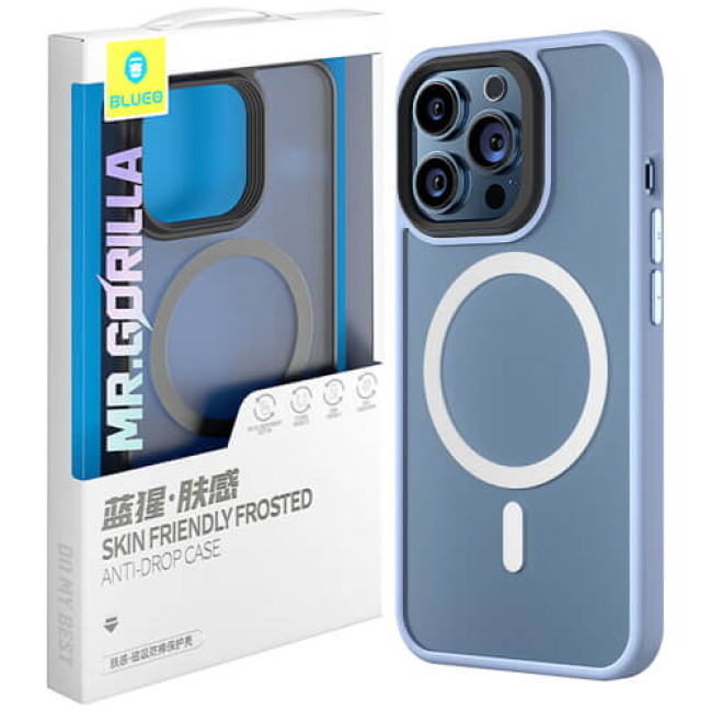 Чохол-накладка Blueo Crystal Drop PRO Resistance Case with MagSafe for iPhone 13 Pro Max Transparent (B41-13PM(M))