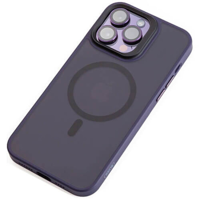 Чохол-накладка Blueo Frosted Anti-Drop Case for iPhone 14 Pro Max with MagSafe Purple (BK5777-14PM-PRPL)