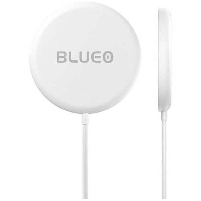 Зарядний пристрій Blueo MagSafe Charger 15W White
