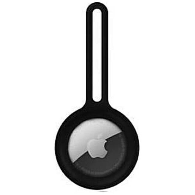Аксесуар COTEetCI Silicone Protective Sleeve for AirTag Black (86002-BK)