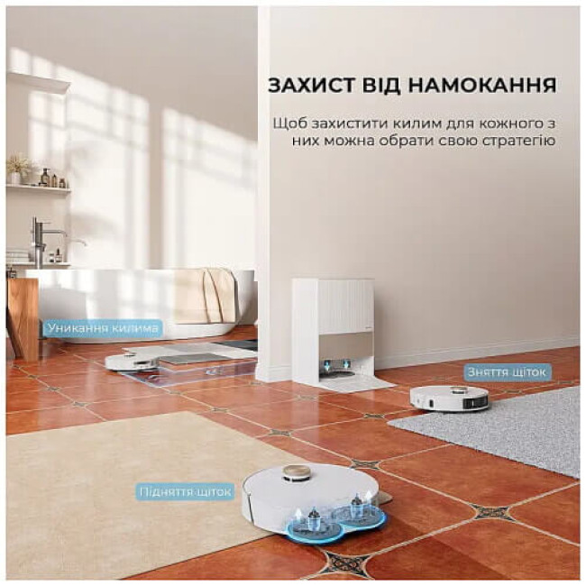 Робот-пилосос із вологим прибиранням Dreame Bot L20 Ultra Complete White ГАРАНТІЯ 3 міс.