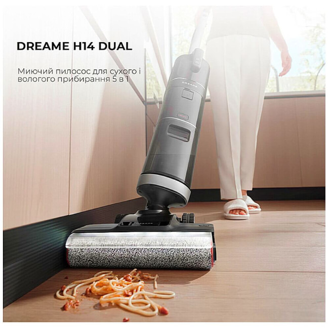 Миючий вертикальний+ручний пилосос Dreame Wet & Dry Vacuum Cleaner H14 DUAL