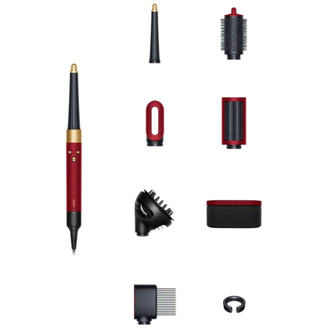Мультистайлер Dyson Airwrap i.d. multi-styler and driver Curly+Coily Red Velvet/Gold (596928-01) ГАРАНТІЯ 12 міс.