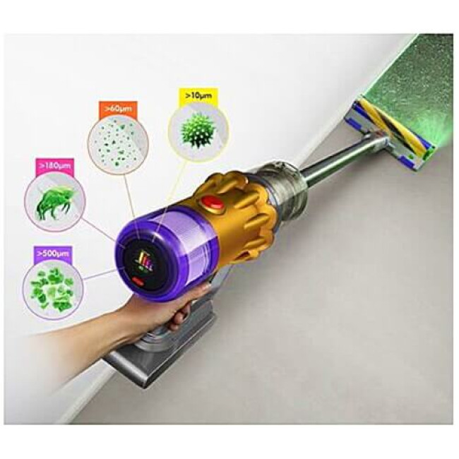 Вертикальний пилосос Dyson V12 Detect Slim Total Clean (476583-01) ГАРАНТІЯ 3 міс.