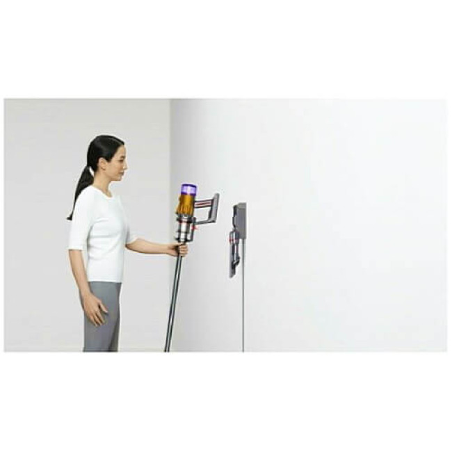 Вертикальний пилосос Dyson V12 Detect Slim Yellow/Iron (405863-01) ГАРАНТІЯ 3 міс.