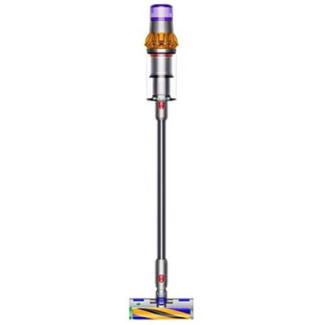 Вертикальний пилосос Dyson V15 Detect Absolute 2023 Yellow/Nickel (446986-01) ГАРАНТІЯ 3 міс.