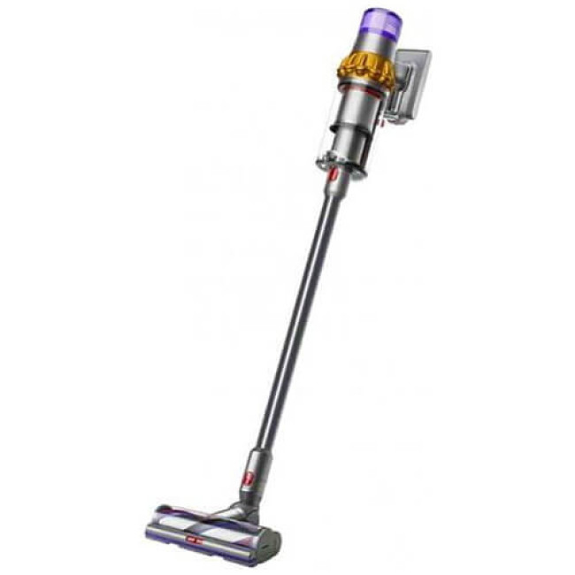 Вертикальний пилосос Dyson V15 Detect Absolute 2023 Yellow/Nickel (446986-01) ГАРАНТІЯ 3 міс.