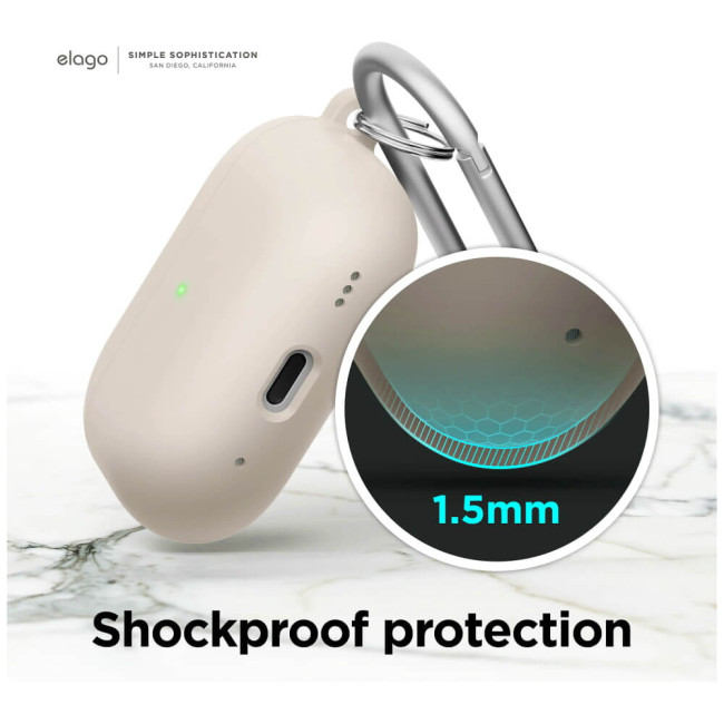 Чохол Elago Liquid Hybrid Hang Case White for Airpods Pro 2 (EAPP2RH-HANG-WH)