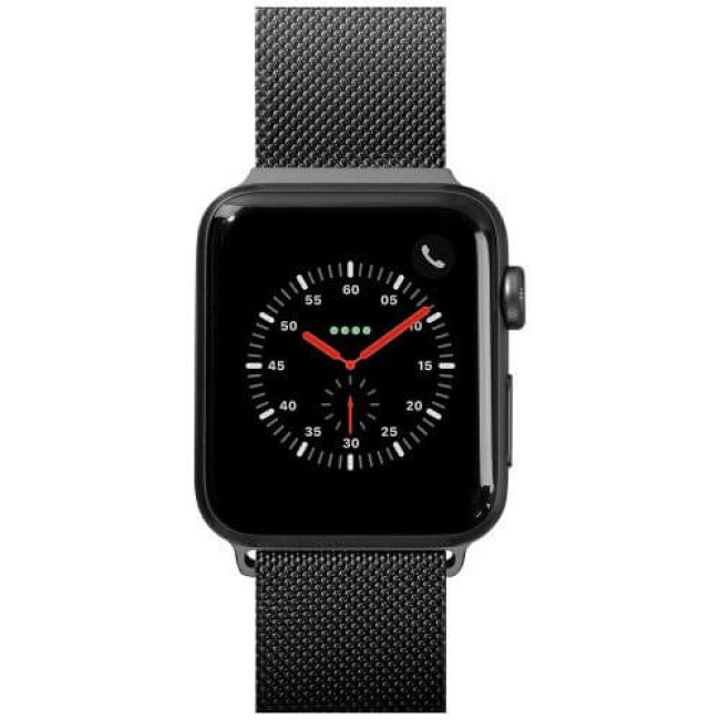 Ремінець Laut STEEL LOOP for Apple Watch 38/40 mm Black (LAUT_AWS_ST_BK)