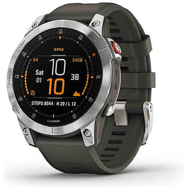 Смарт-годинник Garmin Epix Gen 2 Slate Steel (010-02582-00/01) ГАРАНТІЯ 3 міс.