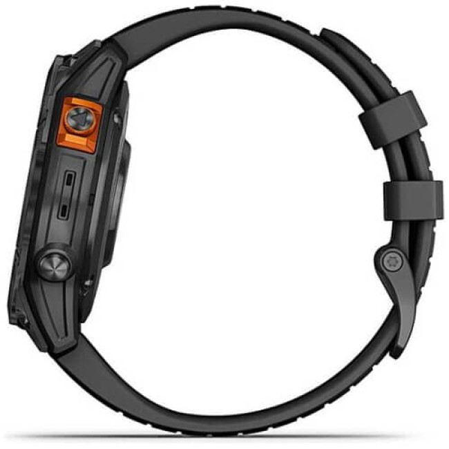 Смарт-годинник Garmin Fenix 7 Pro Solar Slate Gray w. Black Band (010-02777-00/01) ГАРАНТІЯ 3 міс.