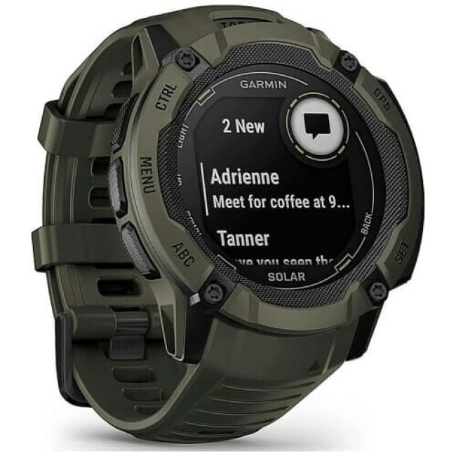 Смарт-годинник Garmin Instinct 2X Solar Moss (010-02805-15/05) ГАРАНТІЯ 3 міс.