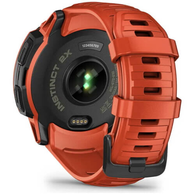 Смарт-годинник Garmin Instinct 2X Solar Flame Red (010-02805-11/01) ГАРАНТІЯ 3 міс.