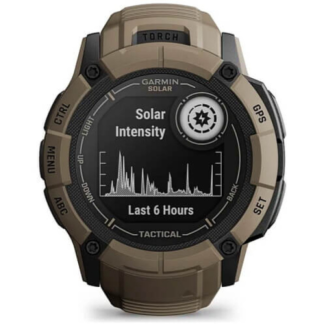 Смарт-годинник Garmin Instinct 2X Solar Tactical Edition Coyote Tan (010-02805-12/02/64) ГАРАНТІЯ 3 міс.