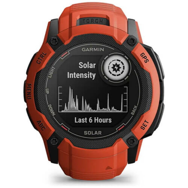 Смарт-годинник Garmin Instinct 2X Solar Flame Red (010-02805-11/01) ГАРАНТІЯ 3 міс.