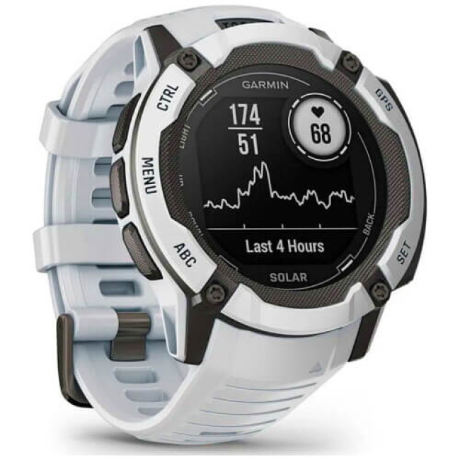 Смарт-годинник Garmin Instinct 2X Solar Whitestone (010-02805-14/04/44) ГАРАНТІЯ 3 міс.