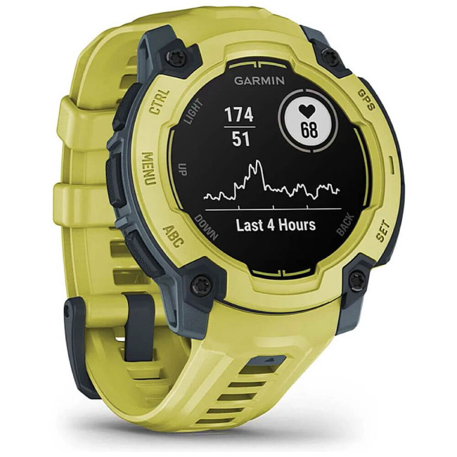 Смарт-годинник Garmin Instinct E 45mm Electric Lime with Electric Lime Band (010-02933-01) ГАРАНТІЯ 3 міс.