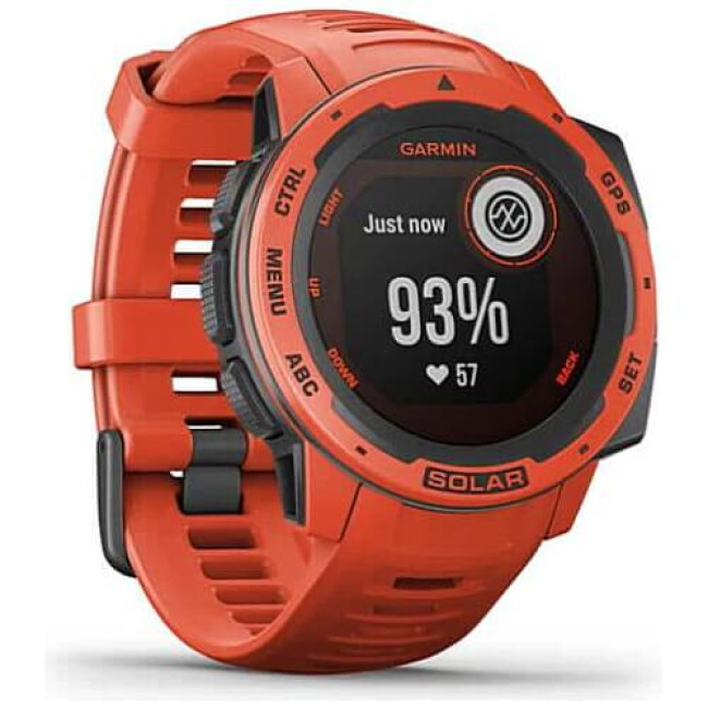 Смарт-годинник Garmin Instinct Solar Flame Red (010-02293-20) ГАРАНТІЯ 3 міс.