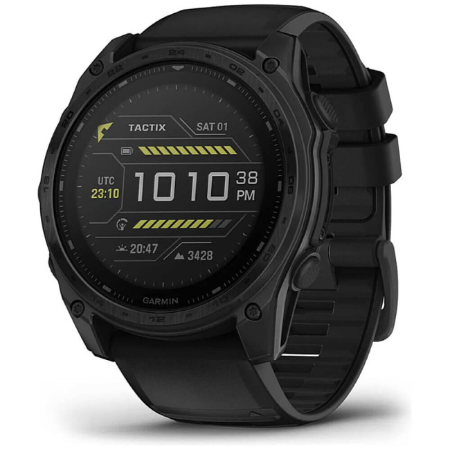 Смарт-годинник Garmin Tactix 8 51mm Solar Elite Includes Applied Ballistics Elite Solver (010-03407-10/11) ГАРАНТІЯ 3 міс.
