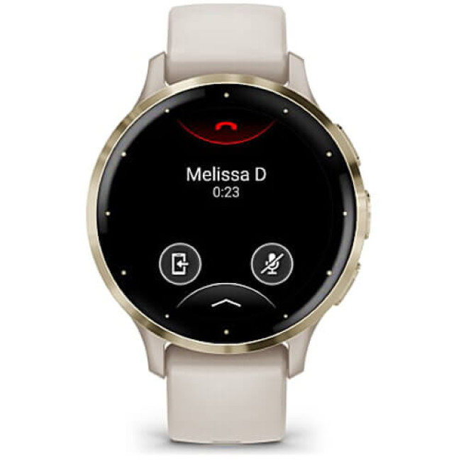 Смарт-годинник Garmin Venu 3S Soft Gold S. Steel Bezel with Ivory Case and S. Band (010-02785-04) ГАРАНТІЯ 3 міс.