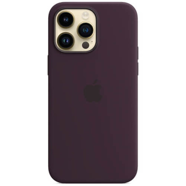 Чохол-накладка iPhone 14 Pro Silicone Case with MagSafe Elderberry (MPTK3)