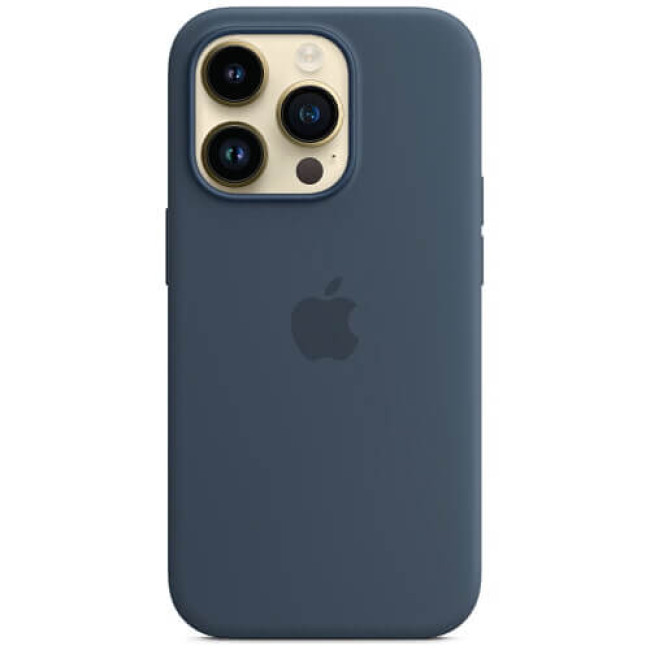 Чохол-накладка Apple iPhone 14 Pro Silicone Case with MagSafe Storm Blue (MPTF3)