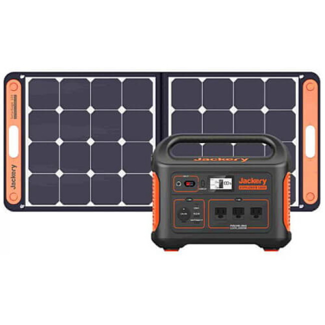 Зарядний пристрій на сонячній батареї Jackery Explorer 1000 + SolarSaga 100W