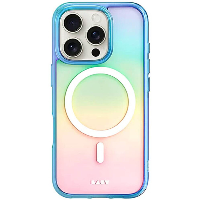 Чохол-накладка LAUT HOLO for iPhone 16 Pro Max MagSafe blue (L_IP24D_HO_BL)