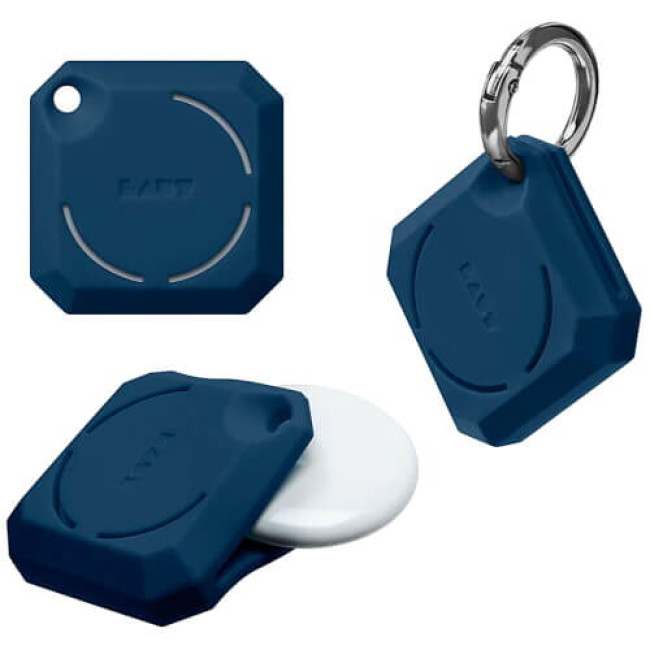 Аксесуар LAUT HUEX GEM for AirTag Blue (L_AT_HG_BL)