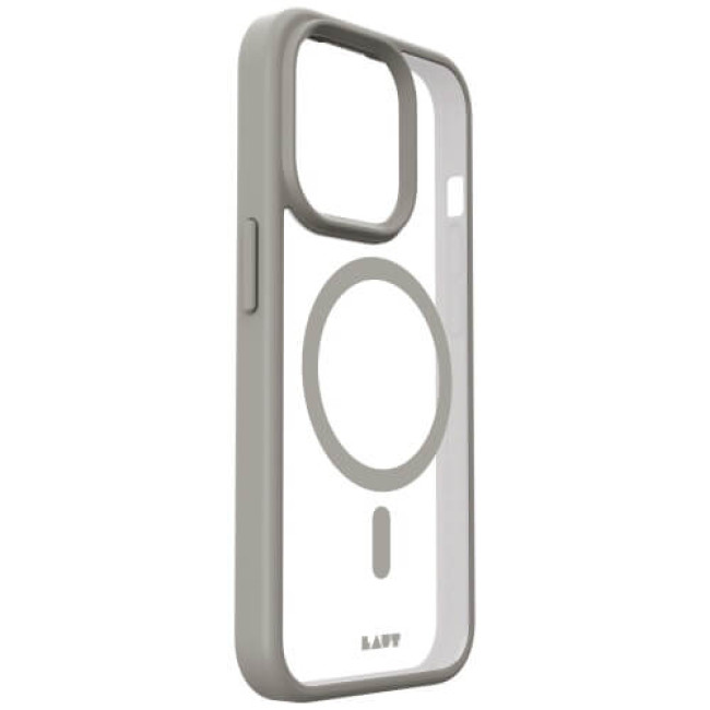 Чохол-накладка LAUT HUEX PROTECT for iPhone 15 Pro with MagSafe Grey (L_IP23B_HPT_GY)