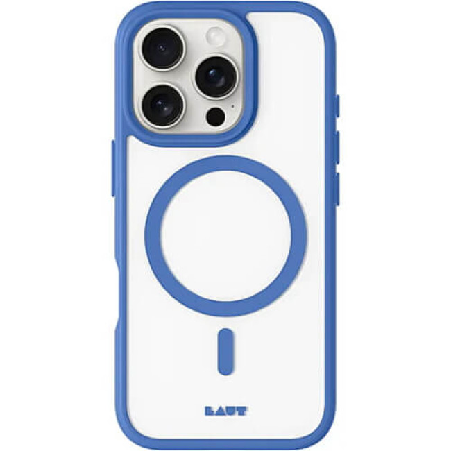 Чохол-накладка LAUT HUEX PROTECT for iPhone 16 Pro Max Blue (L_IP24D_HPT_BL)