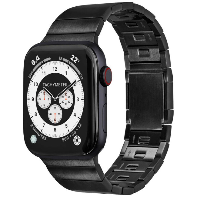 Ремінець LAUT LINKS 2.0 for Apple Watch 42/44/45/49mm Black (L_AWL_L2_BK)
