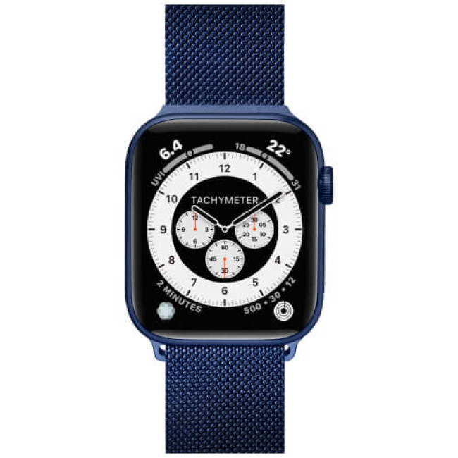 Ремінець Laut STEEL LOOP for Apple Watch 38/40 mm Blue (L_AWS_ST_BL)
