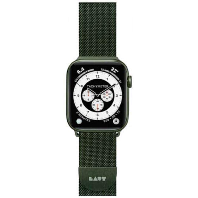 Ремінець Laut STEEL LOOP for Apple Watch 45/49/44/42mm Green (L_AWL_ST_GN)