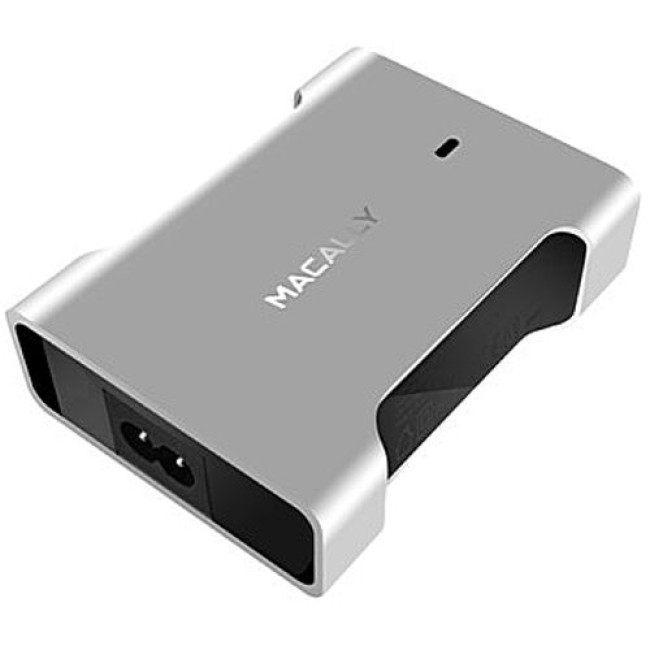 Мережевий зарядний пристрій Macally USB-C Wall Charger 3A with USB-C Cable 1.2m Black (CHARGER61)