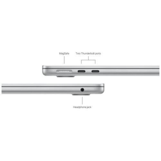 MacBook Air 13'' M3 8/256GB Silver (MRXQ3)