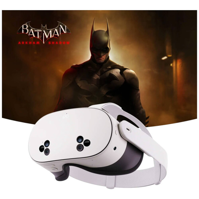Окуляри віртуальної реальності Meta Quest 3S 128 GB Batman Arkham Shadow Bundle ГАРАНТІЯ 12 міс.